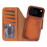iPhone 17 Pro Max Hoesje Leer – Afneembare Portemonnee met Pasjeshouder & MagSafe