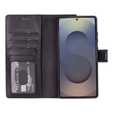 Samsung Galaxy S25 Ultra Uitneembare BookCase - Leren Hoesje