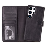 Samsung Galaxy S25 Ultra Uitneembare BookCase - Leren Hoesje