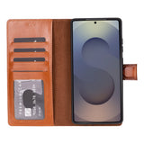Samsung Galaxy S25 Ultra Uitneembare BookCase - Leren Hoesje