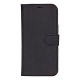 iPhone 16 Pro Uitneembare leren BookCase Hoesje