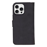 iPhone 16 Pro Uitneembare leren BookCase Hoesje