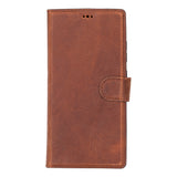 Samsung Galaxy S25 Ultra Leren BookCase Afneembaar & Kaarthouder