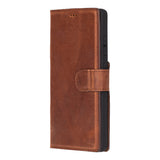 Samsung Galaxy S25 Ultra Leren BookCase Afneembaar & Kaarthouder