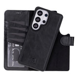 Samsung Galaxy S26 Ultra Hoesje Leer - Uitneembare Portemonnee met Pasjeshouder & Draadloos Opladen