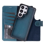 Samsung Galaxy S26 Ultra Hoesje Leer - Uitneembare Portemonnee met Pasjeshouder & Draadloos Opladen