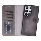 Samsung Galaxy S26 Ultra Hoesje Leer - Uitneembare Portemonnee met Pasjeshouder & Draadloos Opladen