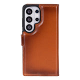 Samsung Galaxy S26 Ultra Hoesje Leer - Uitneembare Portemonnee met Pasjeshouder & Draadloos Opladen