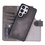 Samsung Galaxy S26 Ultra Hoesje Leer - Uitneembare Portemonnee met Pasjeshouder & Draadloos Opladen