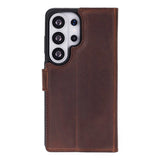 Samsung Galaxy S26 Ultra Hoesje Leer - Uitneembare Portemonnee met Pasjeshouder & Draadloos Opladen