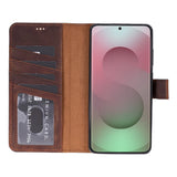 Samsung Galaxy S26 Ultra Hoesje Leer - Uitneembare Portemonnee met Pasjeshouder & Draadloos Opladen