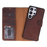 Samsung Galaxy S26 Ultra Hoesje Leer - Uitneembare Portemonnee met Pasjeshouder & Draadloos Opladen