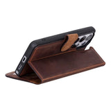 Samsung Galaxy S26 Ultra Hoesje Leer - Uitneembare Portemonnee met Pasjeshouder & Draadloos Opladen