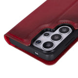Samsung Galaxy S26 Ultra Hoesje Leer - Uitneembare Portemonnee met Pasjeshouder & Draadloos Opladen
