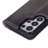 Samsung Galaxy S26 Ultra Hoesje Leer - Uitneembare Portemonnee met Pasjeshouder & Draadloos Opladen