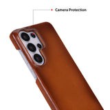Ultimate Jacket Samsung Galaxy S26 Ultra Slim Leren Achterkant Hoesje
