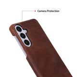 Ultimate Jacket Samsung Galaxy S26 Slim Leren Achterkant Hoesje