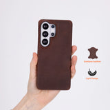 Ultimate Jacket Samsung Galaxy S26 Ultra Slim Leren Achterkant Hoesje