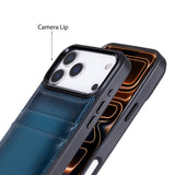 iPhone 17 Pro Max leren Flex Cover Hoesje met Kaarthouder - Ultra Slim & Luxe