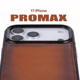 iPhone 17 Pro Max Uitneembare Leren Wallet Case - RFID, MagSafe & Kaarthouder
