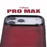 iPhone 17 Pro Max Uitneembare Leren Wallet Case - RFID, MagSafe & Kaarthouder
