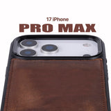 iPhone 17 Pro Max Uitneembare Leren Wallet Case - RFID, MagSafe & Kaarthouder