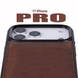 iPhone 17 Pro Uitneembare Leren Wallet Case - RFID, MagSafe & Kaarthouder