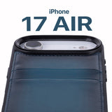 iPhone 17 Air leren Flex Cover Hoesje met Kaarthouder - Ultra Slim & Luxe