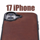 iPhone 17 Leren Uitneembare Wallet Case - RFID, MagSafe & Kaarthouder