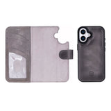 iPhone 17 Leren Uitneembare Wallet Case - RFID, MagSafe & Kaarthouder