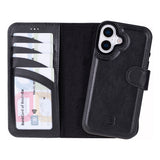 iPhone 17 Leren Uitneembare Wallet Case - RFID, MagSafe & Kaarthouder