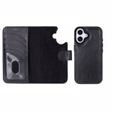 iPhone 17 Leren Uitneembare Wallet Case - RFID, MagSafe & Kaarthouder