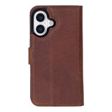 iPhone 17 Leren Uitneembare Wallet Case - RFID, MagSafe & Kaarthouder