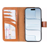 iPhone 17 Leren Uitneembare Wallet Case - RFID, MagSafe & Kaarthouder