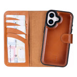 iPhone 17 Leren Uitneembare Wallet Case - RFID, MagSafe & Kaarthouder