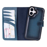 iPhone 17 Leren Uitneembare Wallet Case - RFID, MagSafe & Kaarthouder