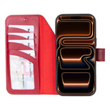 iPhone 17 Pro Max Uitneembare Leren Wallet Case - RFID, MagSafe & Kaarthouder