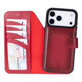 iPhone 17 Pro Max Uitneembare Leren Wallet Case - RFID, MagSafe & Kaarthouder
