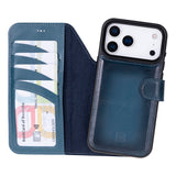 iPhone 17 Pro Uitneembare Leren Wallet Case - RFID, MagSafe & Kaarthouder