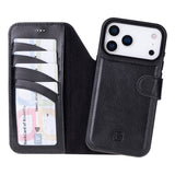 iPhone 17 Pro Max Uitneembare Leren Wallet Case - RFID, MagSafe & Kaarthouder