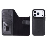 iPhone 17 Pro Max Uitneembare Leren Wallet Case - RFID, MagSafe & Kaarthouder