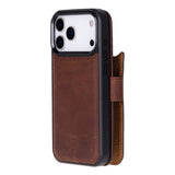 iPhone 17 Pro Uitneembare Leren Wallet Case - RFID, MagSafe & Kaarthouder