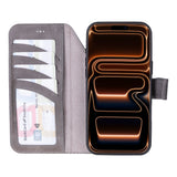 iPhone 17 Pro Max Uitneembare Leren Wallet Case - RFID, MagSafe & Kaarthouder