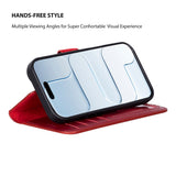 iPhone 17 Leren Uitneembare Wallet Case - RFID, MagSafe & Kaarthouder