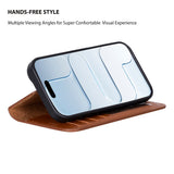 iPhone 17 Leren Uitneembare Wallet Case - RFID, MagSafe & Kaarthouder