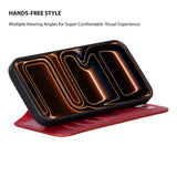 iPhone 17 Pro Max Uitneembare Leren Wallet Case - RFID, MagSafe & Kaarthouder