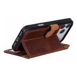 iPhone 17 Pro Max Uitneembare Leren Wallet Case - RFID, MagSafe & Kaarthouder