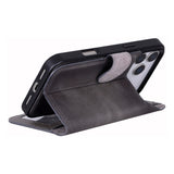 iPhone 17 Pro Uitneembare Leren Wallet Case - RFID, MagSafe & Kaarthouder