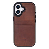 iPhone 17 leren Flex Cover Hoesje met Kaarthouder - Ultra Slim & Luxe