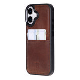 iPhone 17 leren Flex Cover Hoesje met Kaarthouder - Ultra Slim & Luxe